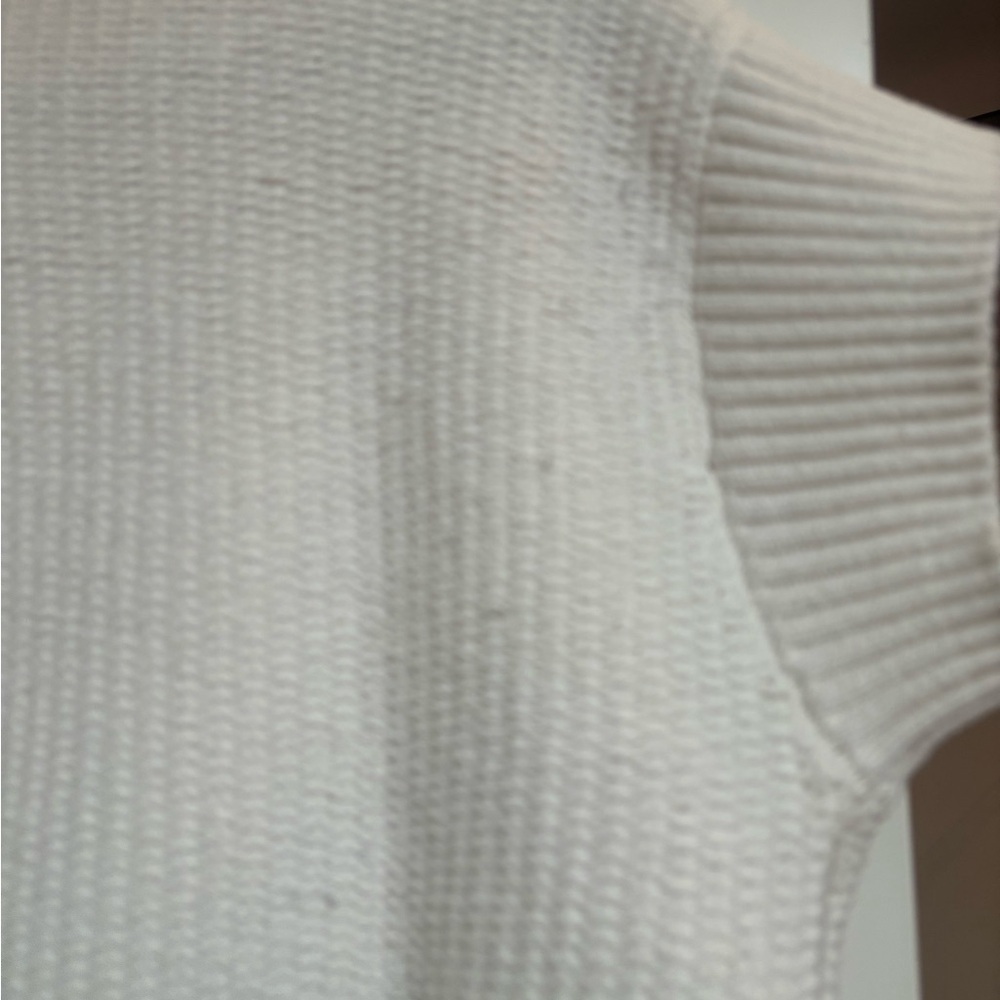 Zara Cream Knit Top - Picture 5 of 7